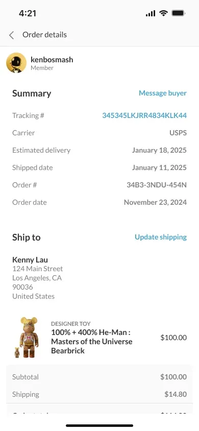 Order management